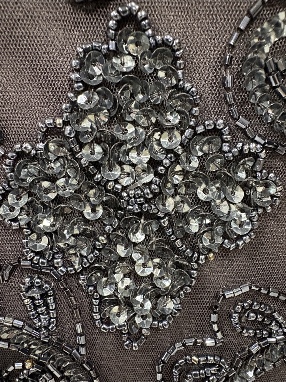 Embellished Black Beaded Sleeveless Flapper Cocktail Dress - Picture 8 of 16